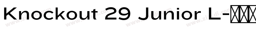 Knockout 29 Junior L字体转换 Knockout 29 Junior L字体转换
